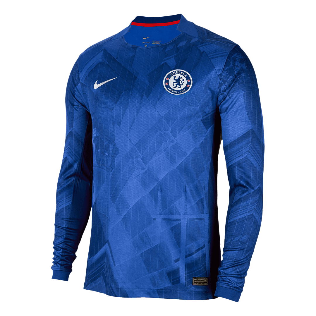 Koszulka piłkarska z długim rękawem Chelsea 2025/26 domowa - Kibula
