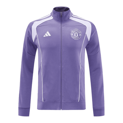Męski dres treningowy z kurtką Manchester United 2025/26 fioletowy