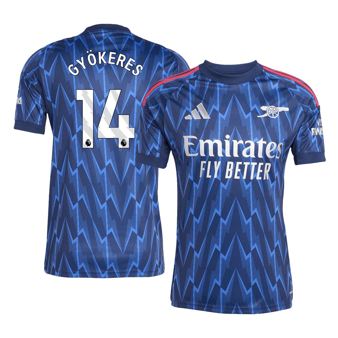 Koszulka piłkarska Arsenal 2025/26 wyjazdowa GYÖKERES #14 - Kibula
