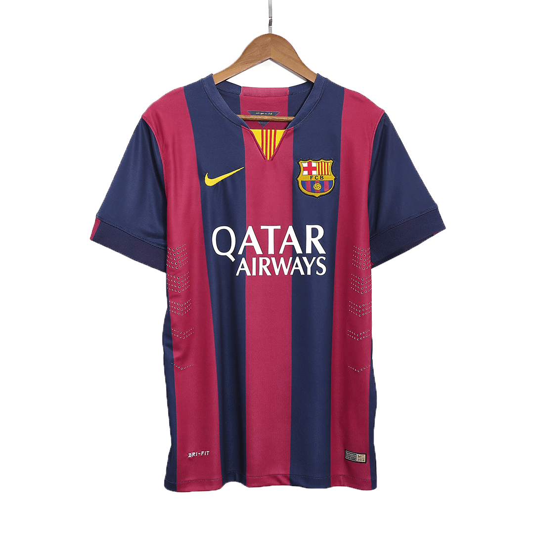Koszulka piłkarska retro FC Barcelona 2014/15 domowa NEYMAR JR #11 - Kibula