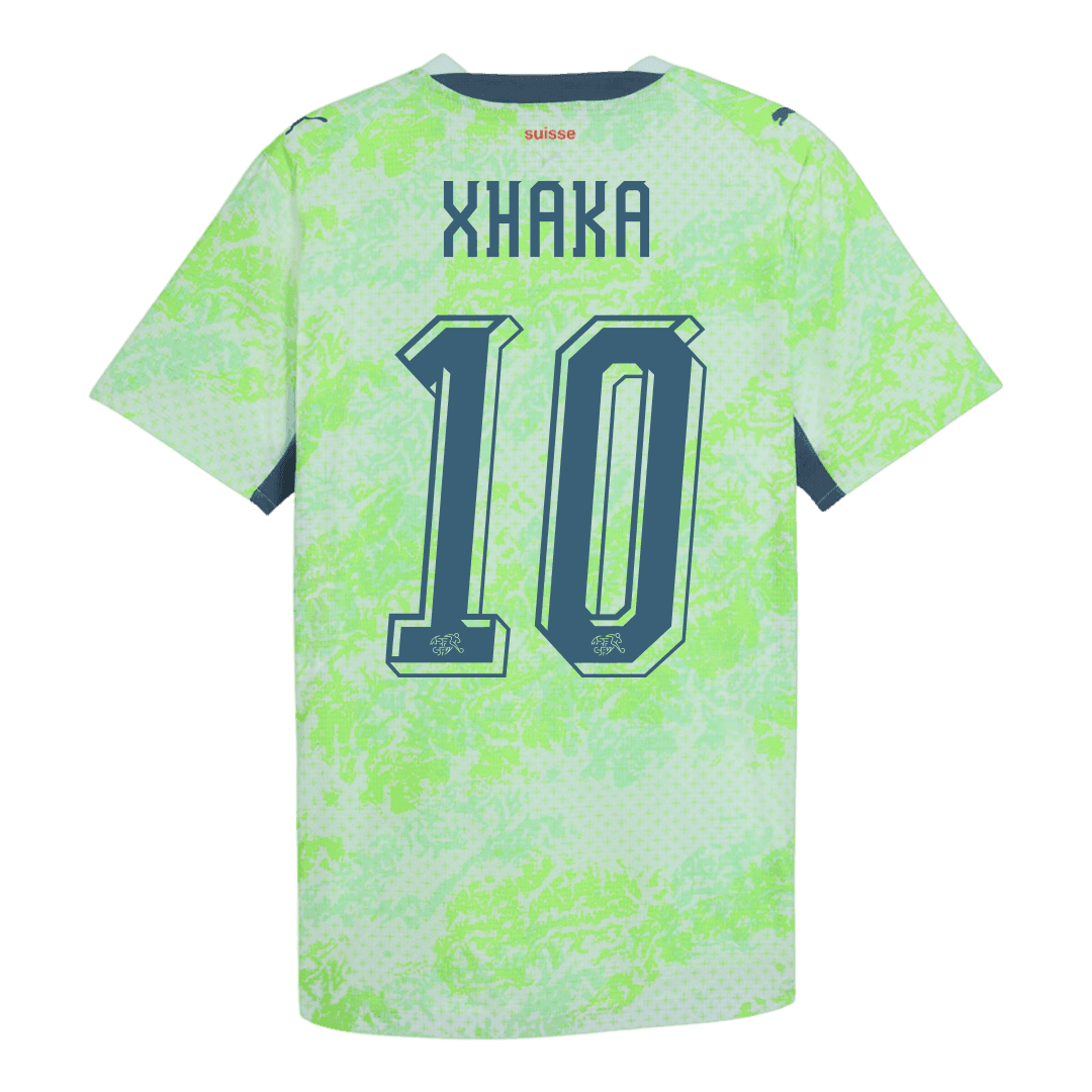 Koszulka piłkarska Szwajcaria Mundial 2026 wyjazdowa XHAKA #10