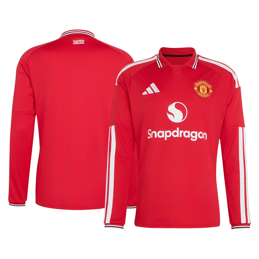 Koszulka piłkarska z długim rękawem Manchester United 2026/27 domowa