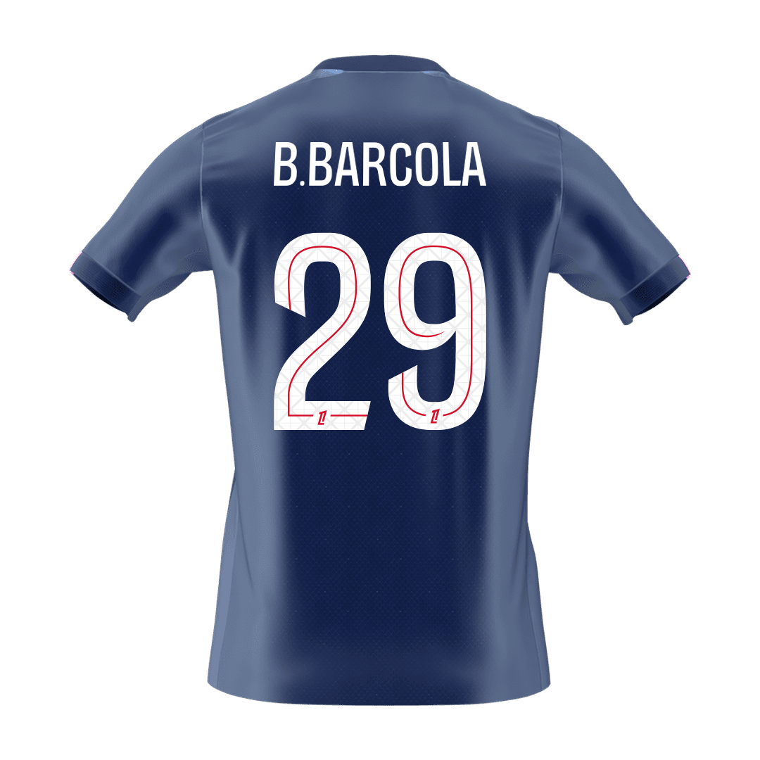 Koszulka piłkarska PSG 2025/26 domowa B.BARCOLA #29
