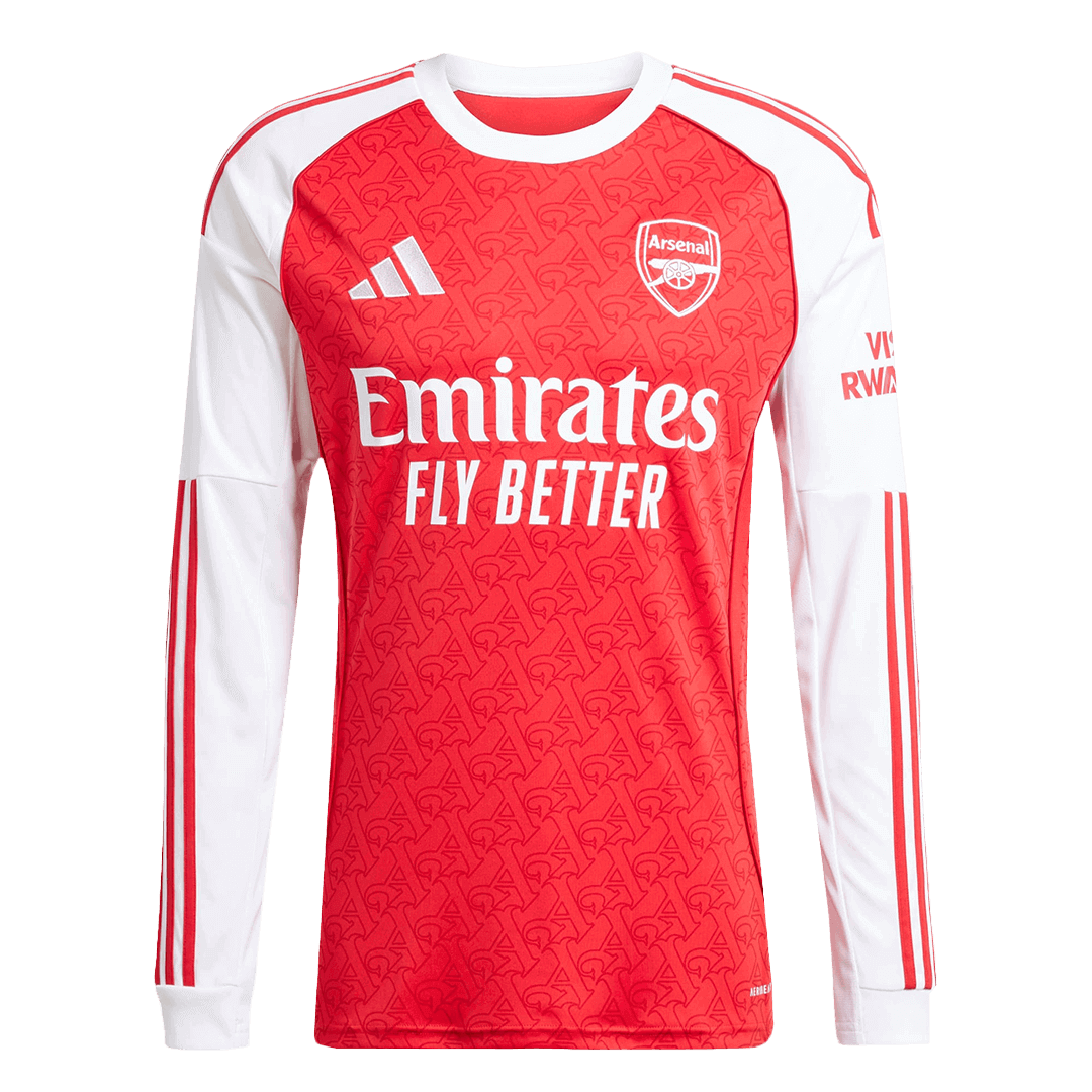 Koszulka piłkarska z długim rękawem Arsenal 2025/26 domowa - Kibula