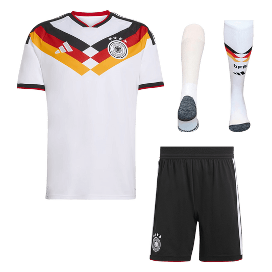 Męski pełny zestaw piłkarski Niemcy Mundial 2026 domowy