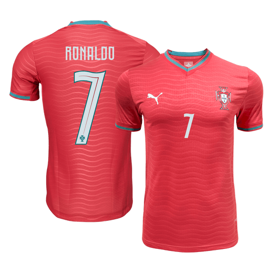 Koszulka piłkarska w wersji zawodniczej Portugalia Mundial 2026 domowa RONALDO #7