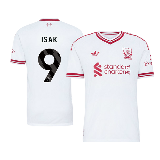 Koszulka piłkarska w wersji zawodniczej Liverpool 2026/27 wyjazdowa ISAK #9
