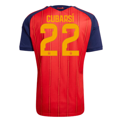 Koszulka piłkarska w wersji zawodniczej Hiszpania Mundial 2026 domowa Champion Edition CUBARSÍ #22