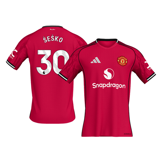 Koszulka piłkarska Manchester United 2025/26 domowa ŠEŠKO #30