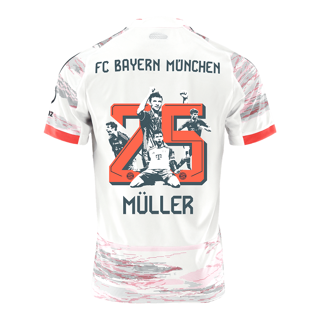 Koszulka piłkarska Bayern Monachium 2025/26 wyjazdowa MÜLLER Special #25 - Kibula