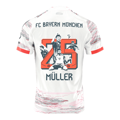 Koszulka piłkarska Bayern Monachium 2025/26 wyjazdowa MÜLLER Special #25 - Kibula