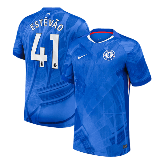 Koszulka piłkarska Chelsea 2025/26 domowa ESTÊVÃO #41