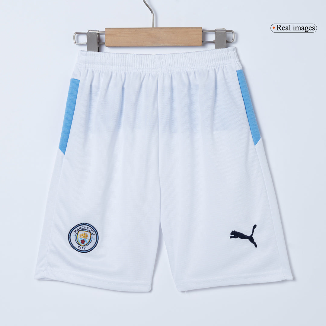 Dziecięcy zestaw piłkarski Manchester City 2025/26 domowy