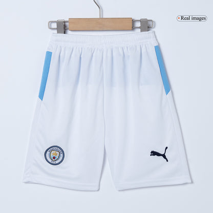 Dziecięcy zestaw piłkarski Manchester City 2025/26 domowy