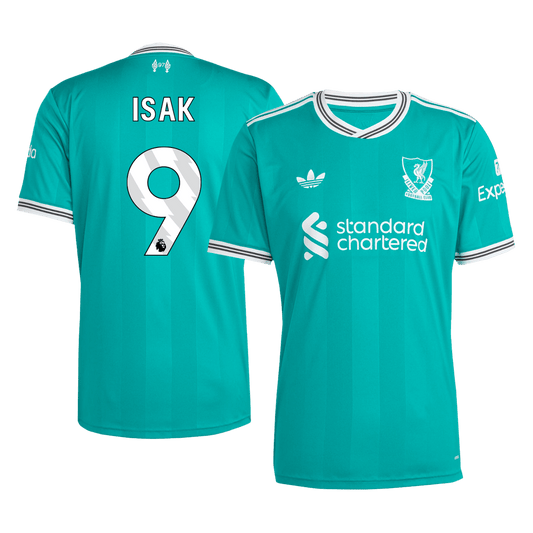 Koszulka piłkarska Liverpool 2025/26 trzecia ISAK #9