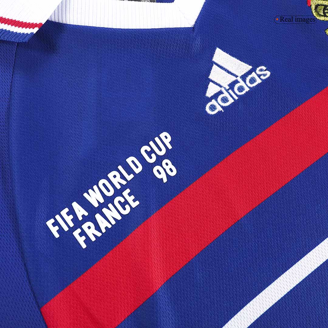 Koszulka piłkarska retro Francja Mundial 1998 domowa ZIDANE #10