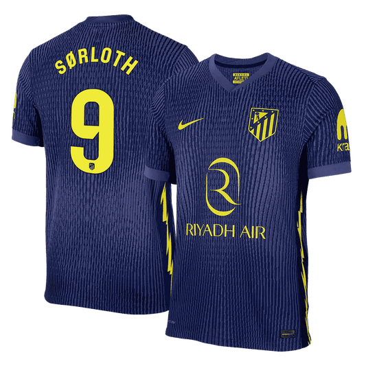 Koszulka piłkarska w wersji zawodniczej Atlético Madryt 2025/26 wyjazdowa SØRLOTH #9