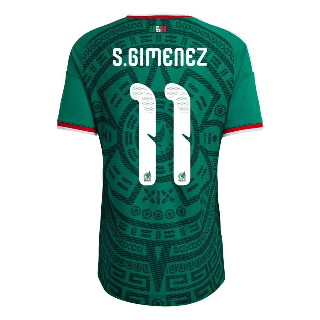 Koszulka piłkarska w wersji zawodniczej Meksyk Mundial 2026 domowa S.GIMENEZ #11
