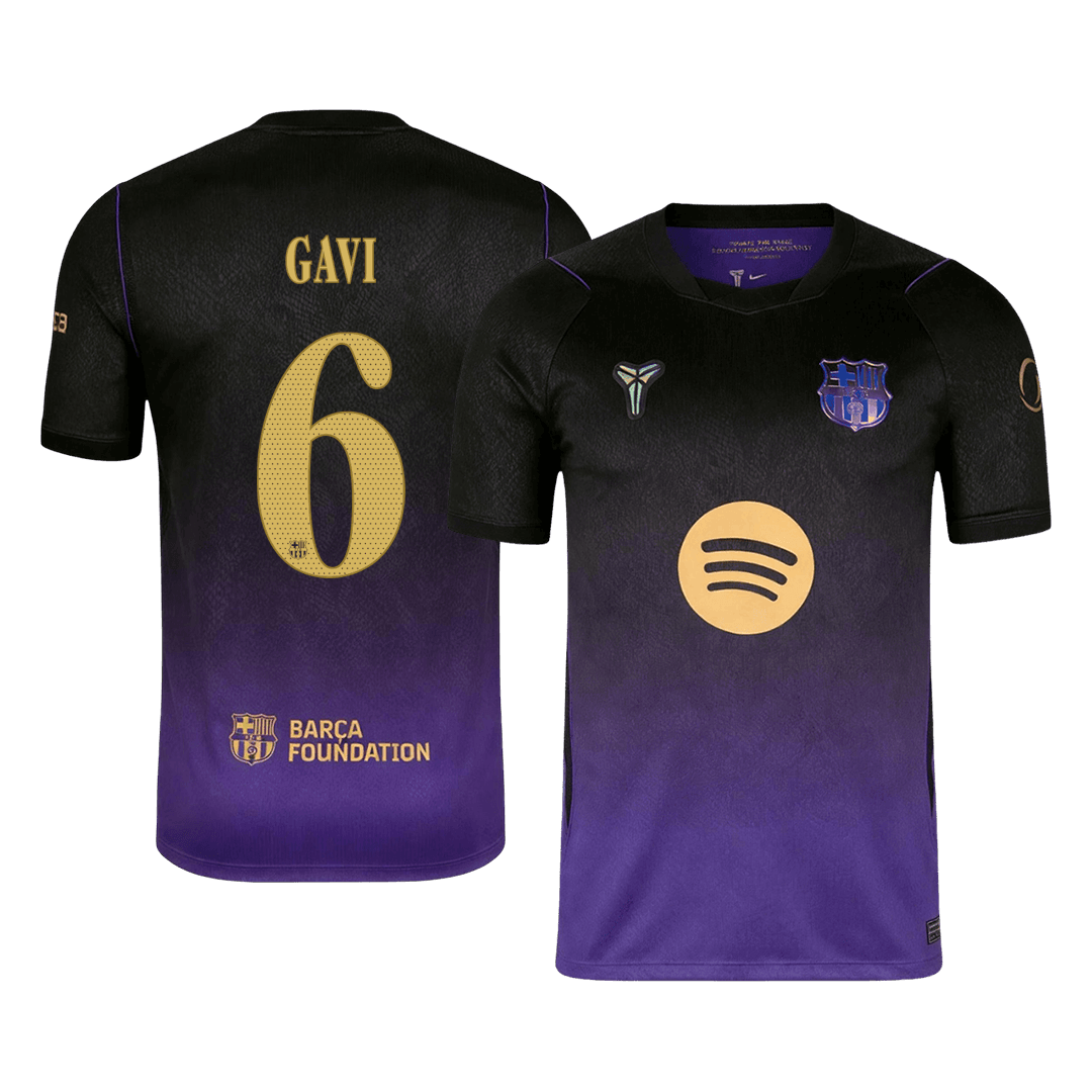 Koszulka piłkarska FC Barcelona UCL 2026/27 wyjazdowa GAVI #6