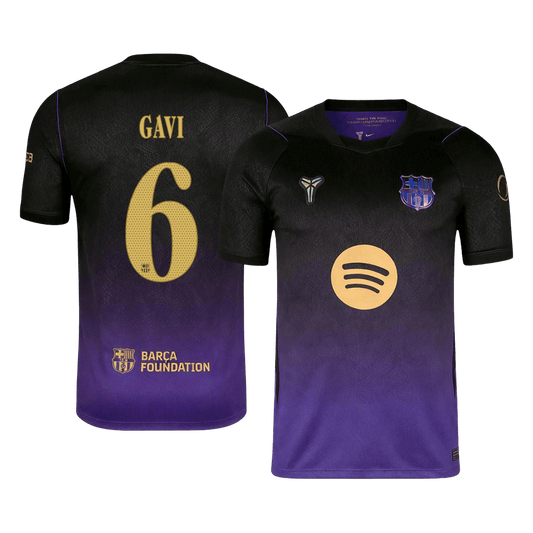 Koszulka piłkarska FC Barcelona UCL 2026/27 wyjazdowa GAVI #6