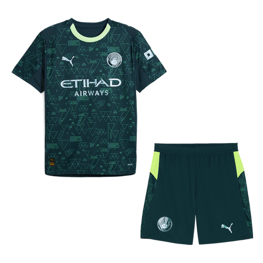Męski zestaw piłkarski Manchester City 2025/26 czwarty