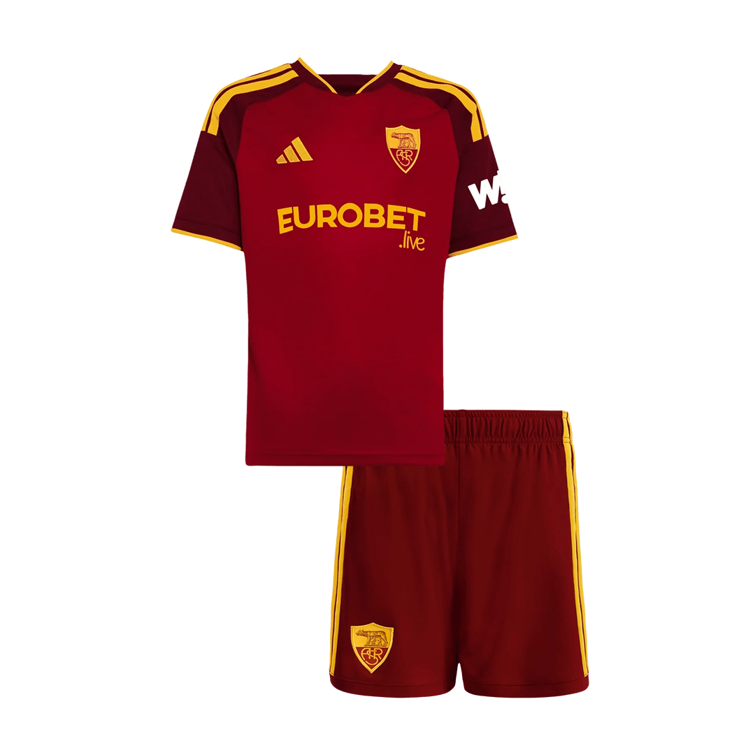 Dziecięcy zestaw piłkarski AS Roma 2026/27 domowa