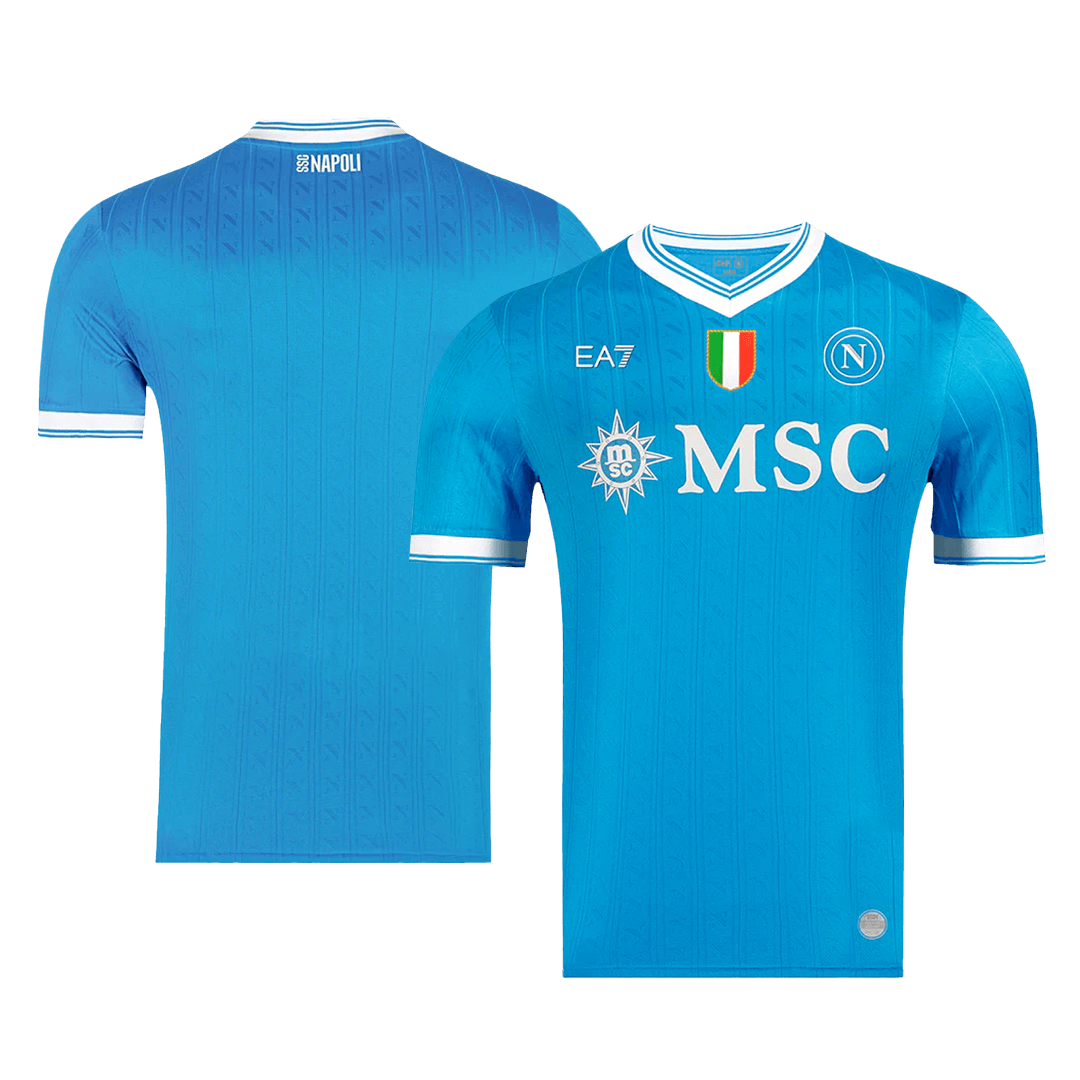 Koszulka piłkarska w wersji zawodniczej Napoli 2025/26 domowa