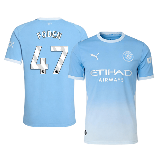 Koszulka piłkarska w wersji zawodniczej Manchester City 2026/27 domowa FODEN #47