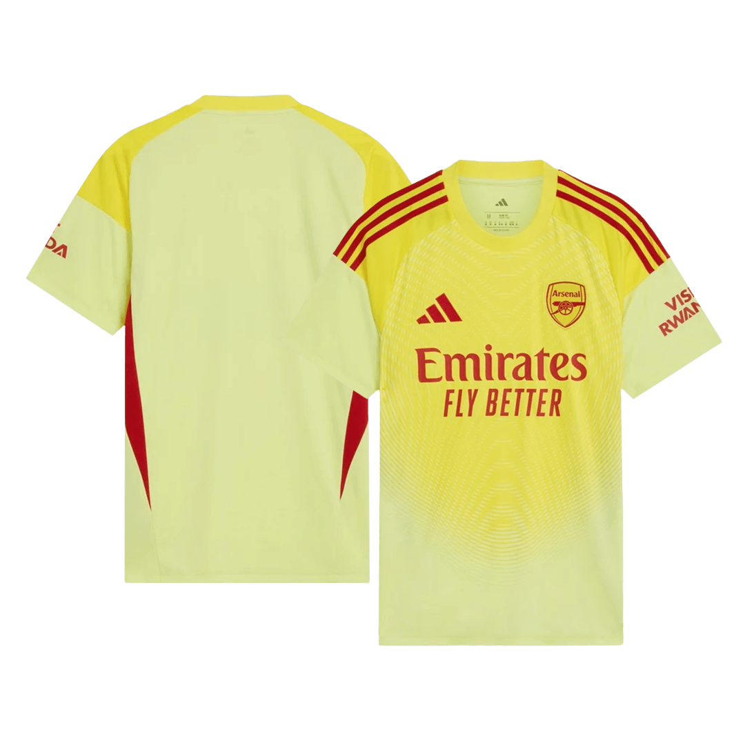 Koszulka piłkarska bramkarska Arsenal 2025/26 żółta - Kibula