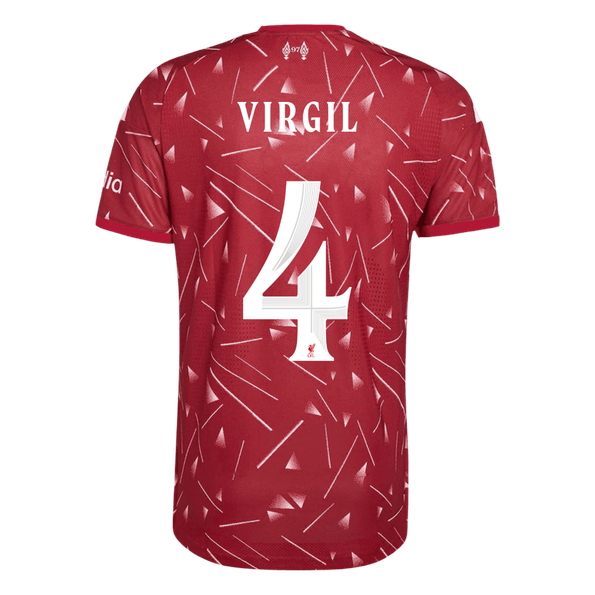 Koszulka piłkarska w wersji zawodniczej Liverpool UCL 2026/27 domowa VIRGIL #4