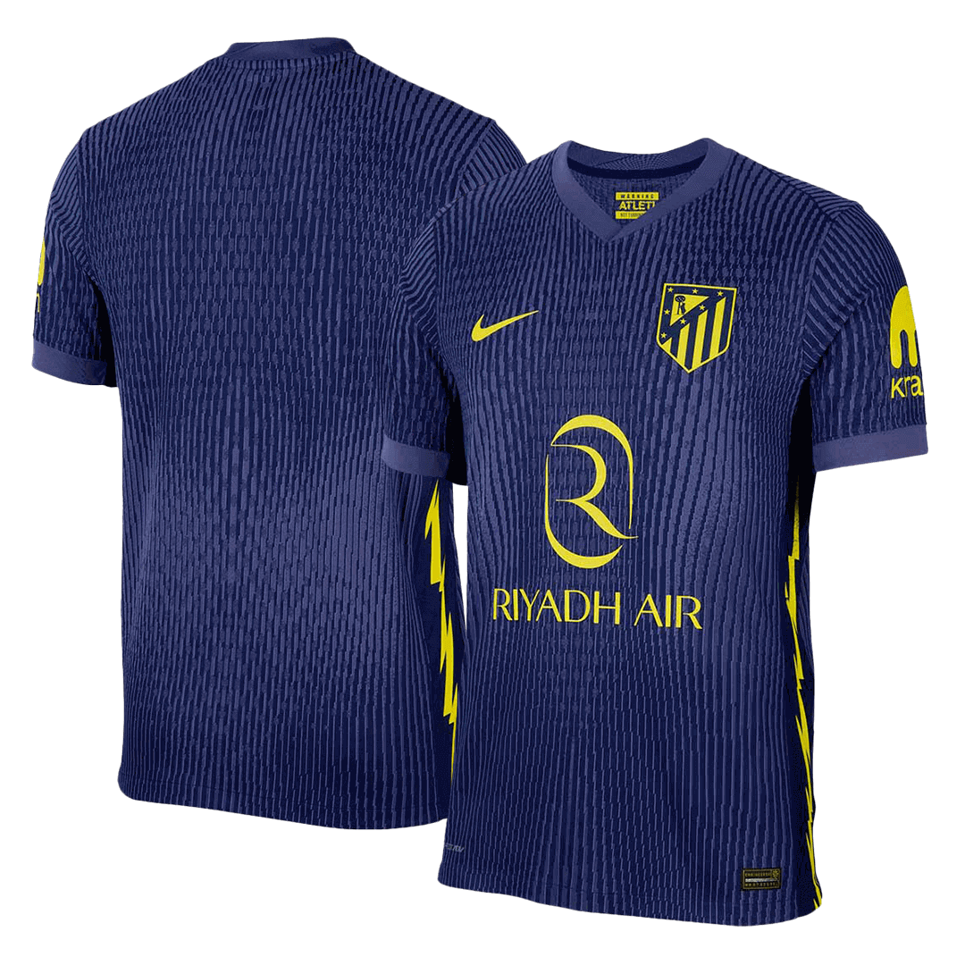 Koszulka piłkarska w wersji zawodniczej Atlético Madryt 2025/26 wyjazdowa