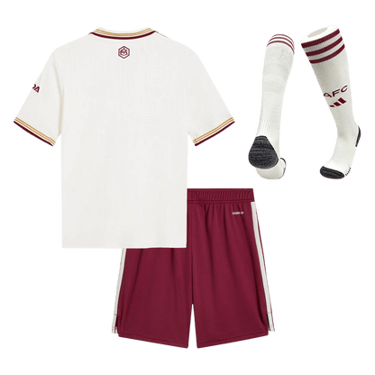 Dziecięcy pełny zestaw piłkarski Arsenal 2025/26 trzeci - Kibula