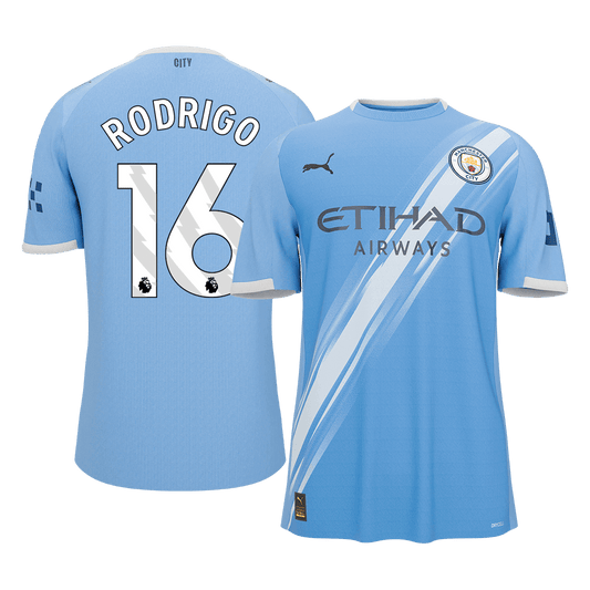 Koszulka piłkarska Manchester City 2025/26 domowa RODRIGO #16