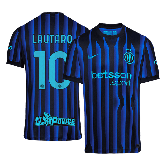 Koszulka piłkarska Inter Mediolan 2025/26 domowa LAUTARO #10 - Kibula