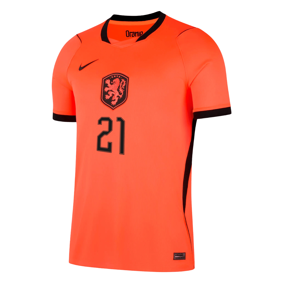 Koszulka piłkarska Holandia Mundial 2026 domowa F.DE JONG #21