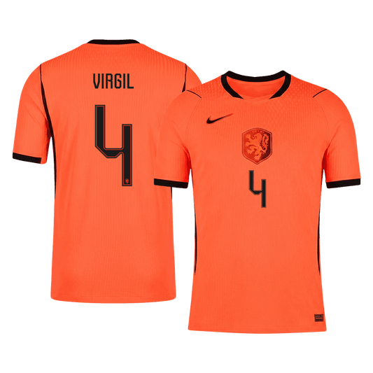 Koszulka piłkarska w wersji zawodniczej Holandia Mundial 2026 domowa VIRGIL #4