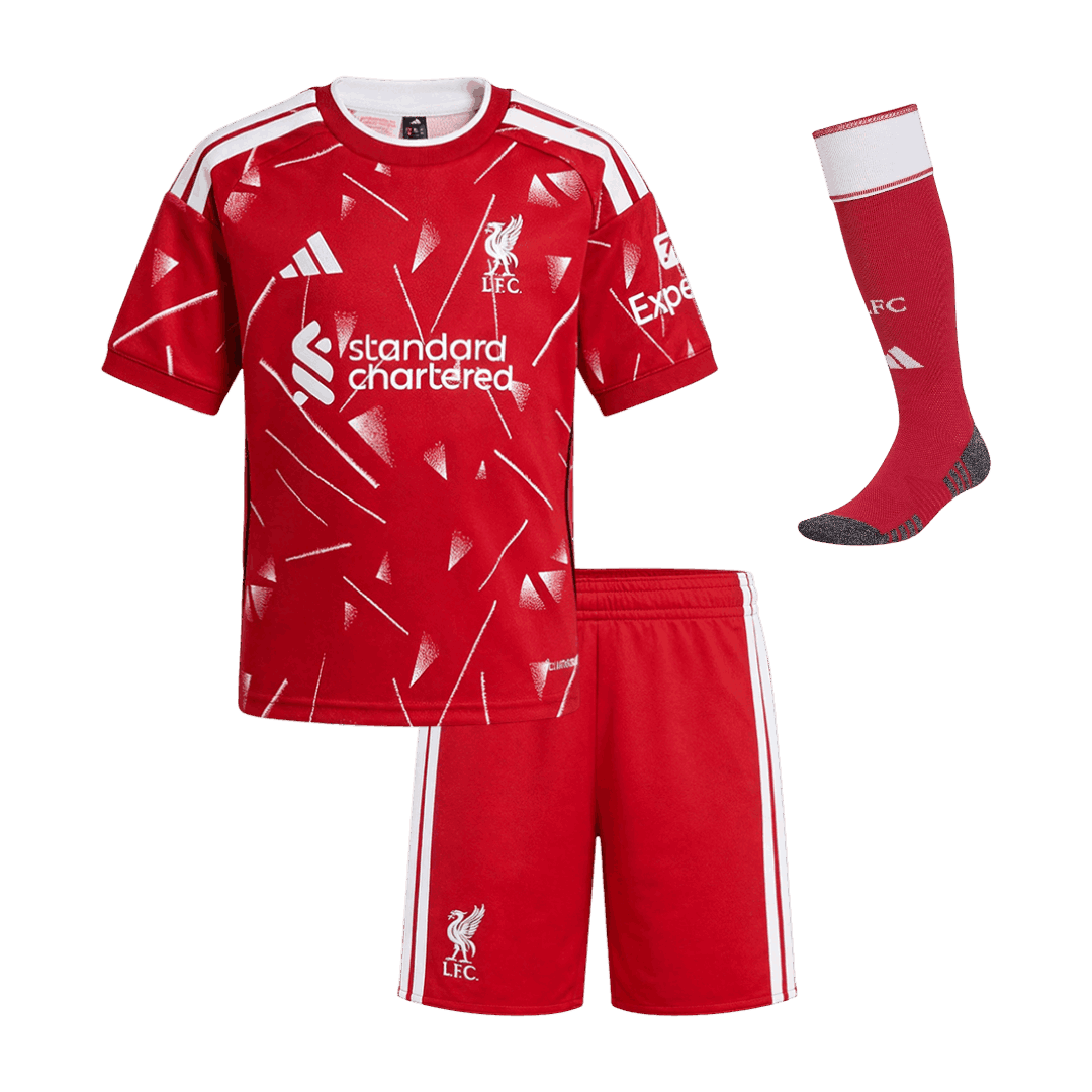 Dziecięcy pełny zestaw piłkarski Liverpool 2026/27 domowa [Premium]