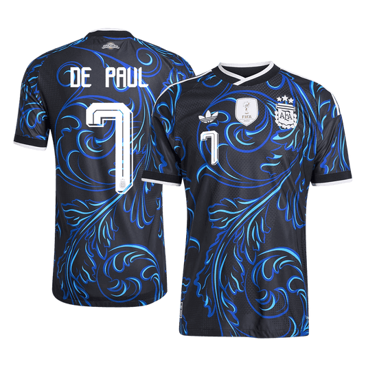 Koszulka piłkarska w wersji zawodniczej Argentyna Mundial 2026 wyjazdowa DE PAUL #7