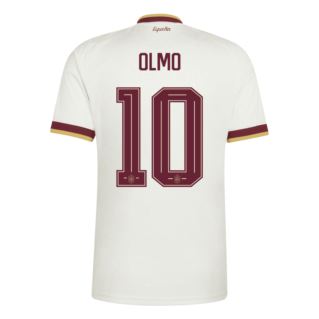 Koszulka piłkarska Hiszpania Mundial 2026 wyjazdowa Champion Edition OLMO #10