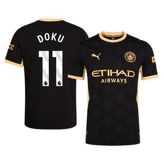 Koszulka piłkarska w wersji zawodniczej Manchester City 2026/27 wyjazdowa DOKU #11