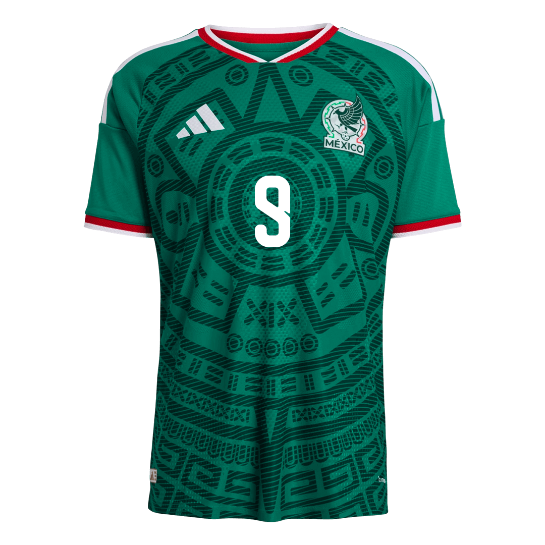 Koszulka piłkarska w wersji zawodniczej Meksyk Mundial 2026 domowa RAÚL #9