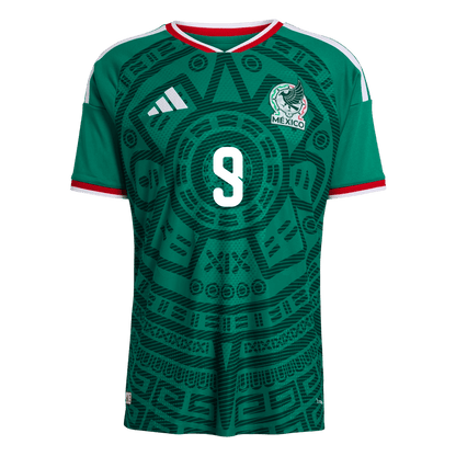 Koszulka piłkarska w wersji zawodniczej Meksyk Mundial 2026 domowa RAÚL #9