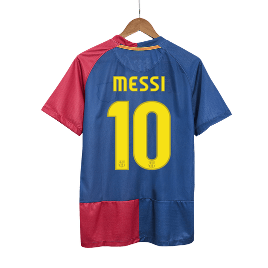 Koszulka piłkarska retro FC Barcelona UCL Final UCL 2008/09 domowa MESSI #10 - Kibula
