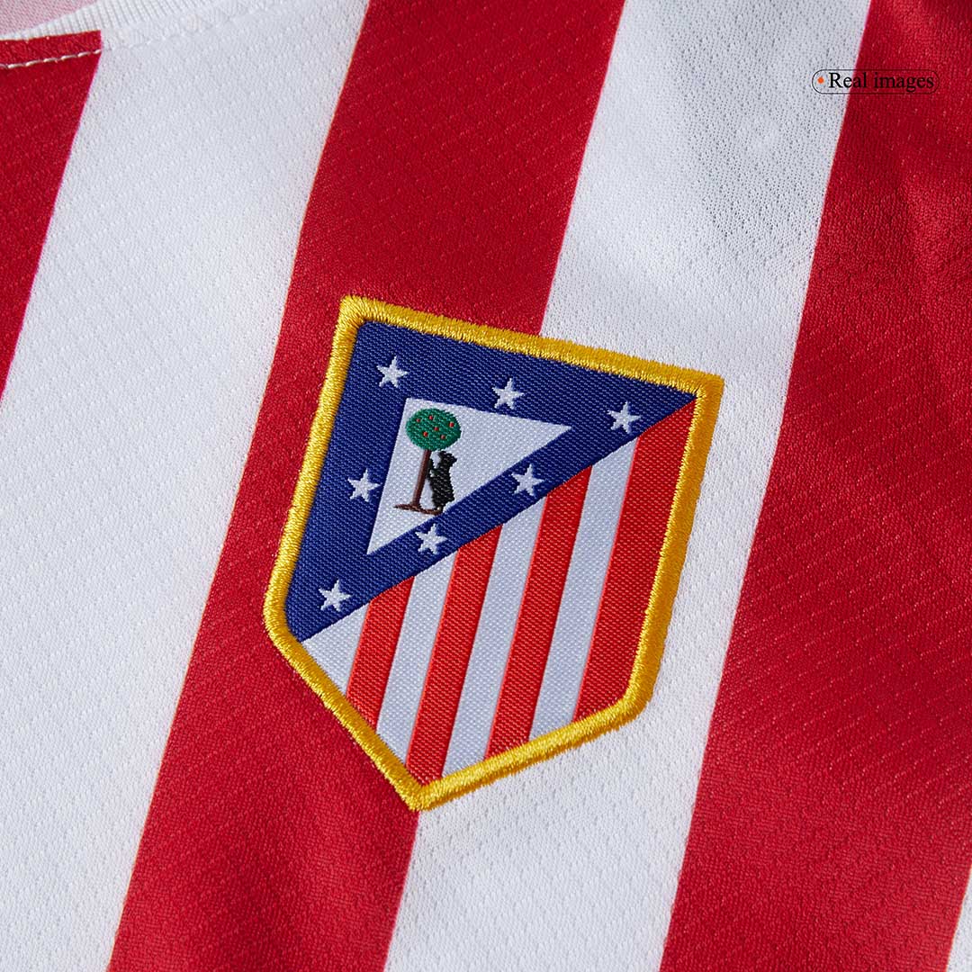 Dziecięcy zestaw piłkarski Atlético Madryt 2025/26 domowy