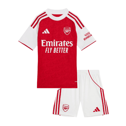 Dziecięcy zestaw piłkarski Arsenal 2025/26 domowy - Kibula