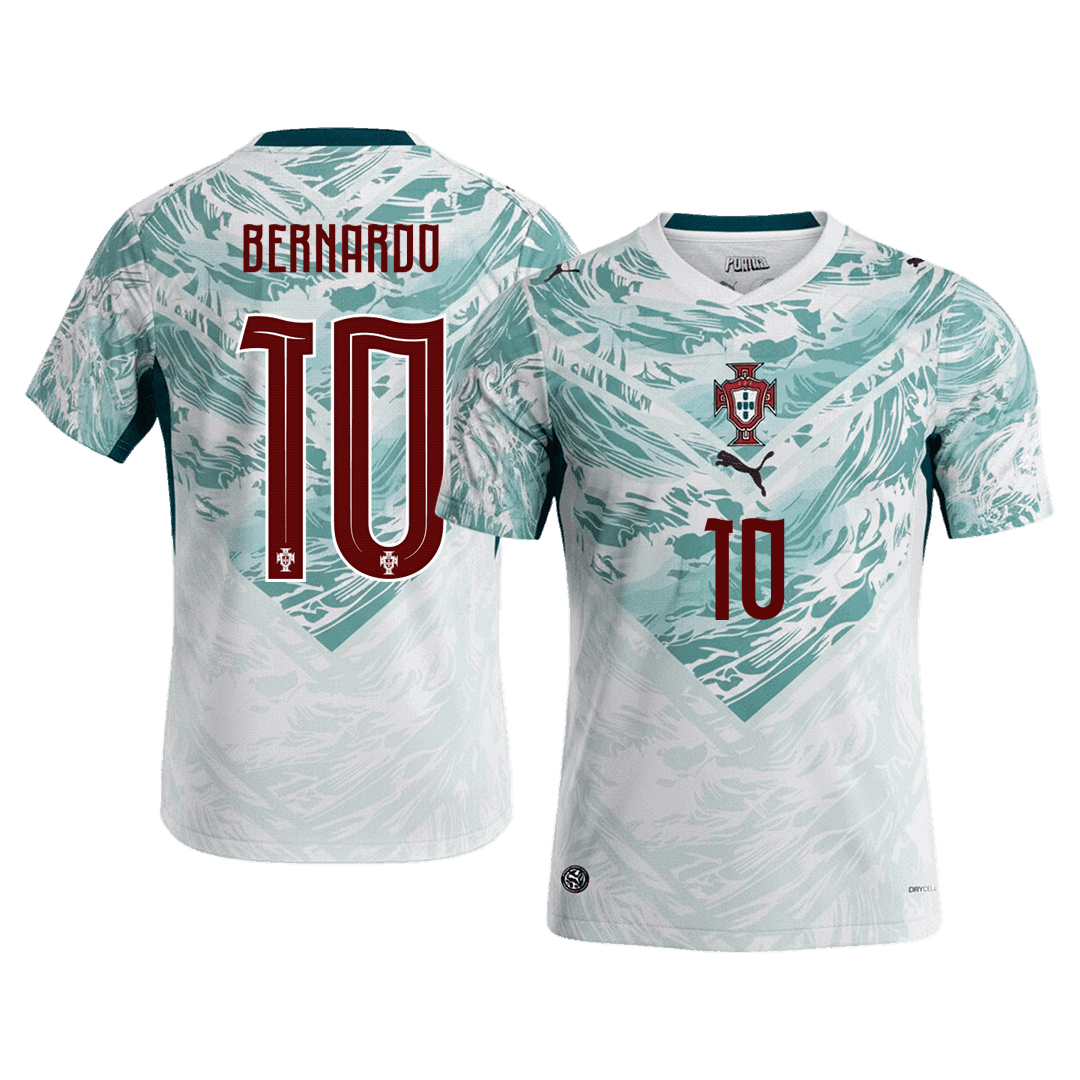 Koszulka piłkarska Portugalia Mundial 2026 wyjazdowa BERNARDO #10