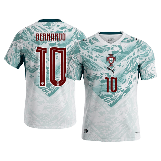 Koszulka piłkarska Portugalia Mundial 2026 wyjazdowa BERNARDO #10