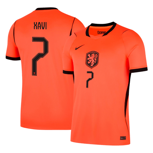 Koszulka piłkarska Holandia Mundial 2026 domowa XAVI #7
