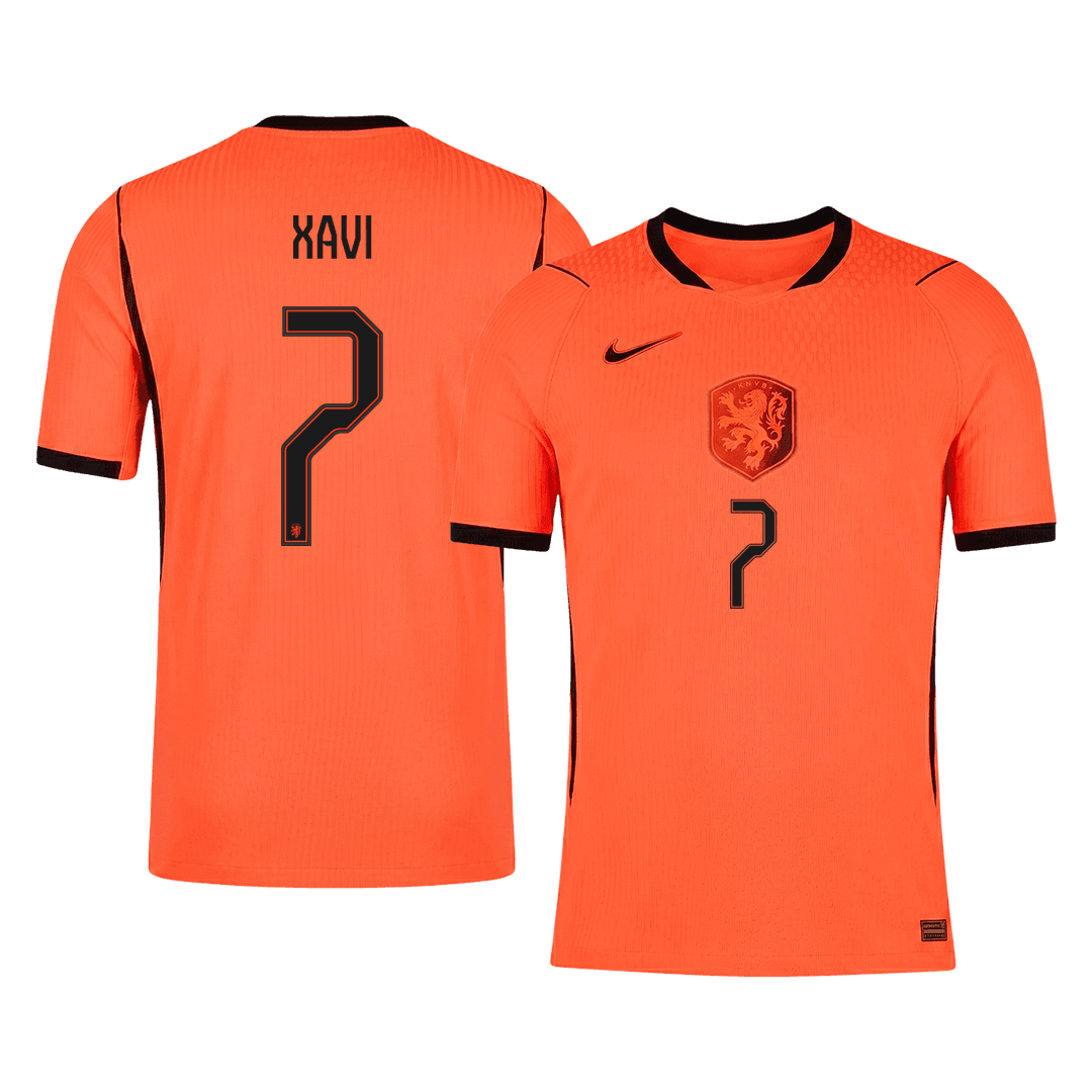 Koszulka piłkarska w wersji zawodniczej Holandia Mundial 2026 domowa XAVI #7
