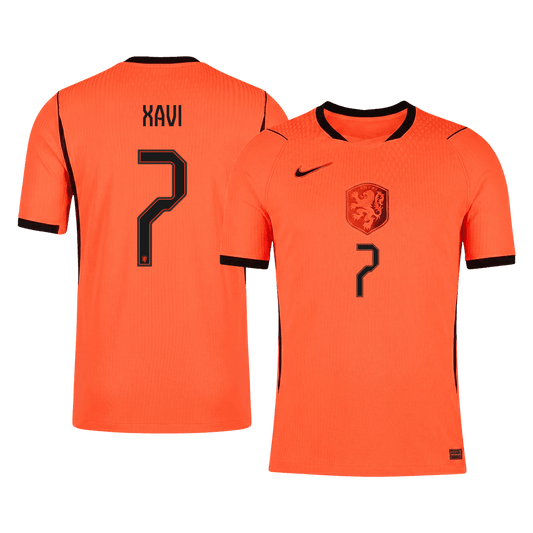 Koszulka piłkarska w wersji zawodniczej Holandia Mundial 2026 domowa XAVI #7